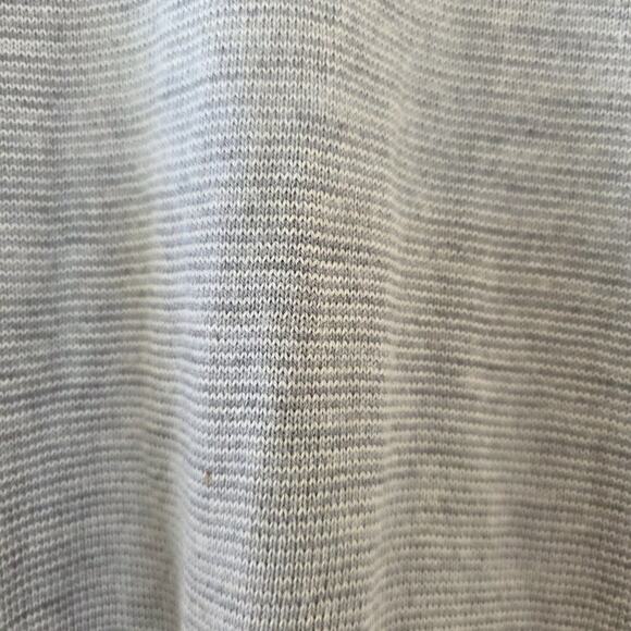 J Crew Gray Merino Wool Sweater Unisex Large L Long Sleeve Lightweight Crewneck - Picture 4 of 12